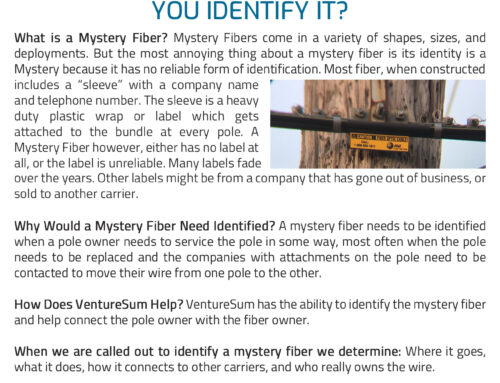 Service Spotlight: Mystery Fiber Identification – What’s A Mystery Fiber And How Do You Identify It?